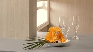家居静物插花花卉图片_8