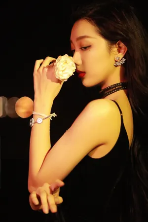 李紫婷黑裙性感高贵写真图片_3