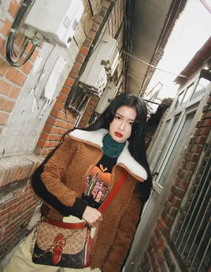蔡卓宜冬日胡同口写真图片_7