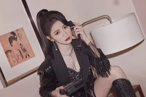 蔡卓宜高马尾性感甜酷写真图片_2