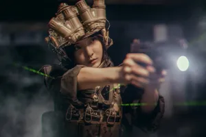 郑乃馨特种兵造型酷感写真图片_6