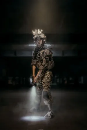 郑乃馨特种兵造型酷感写真图片_15