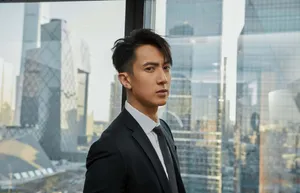 吴尊硬朗帅气西装写真图片_3