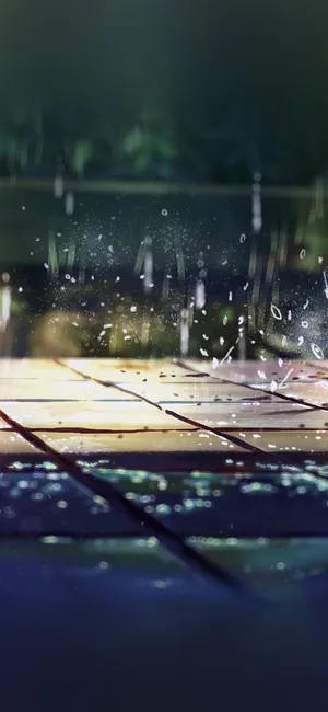 雨天唯美意境插画_1