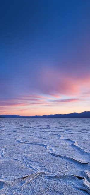 死海夕阳雪景_1