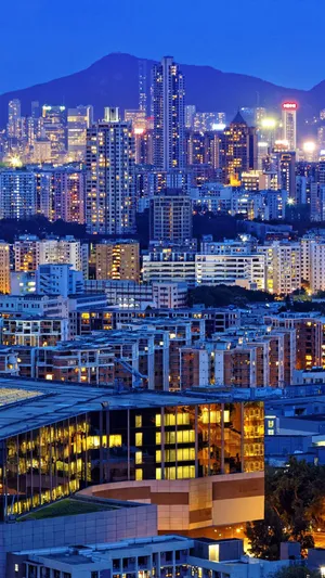 繁华的城市夜景