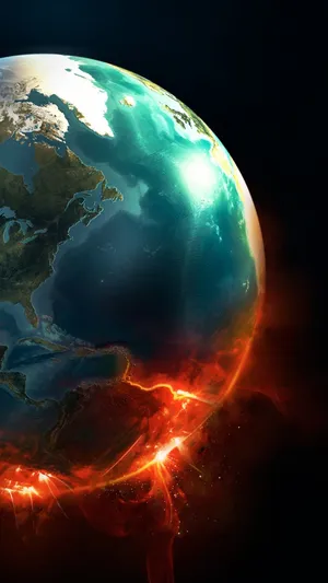 地球星球爆炸