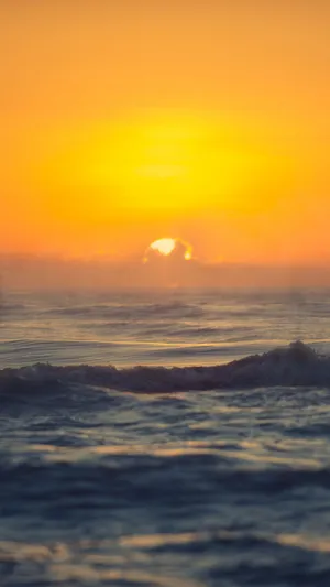 海上日落