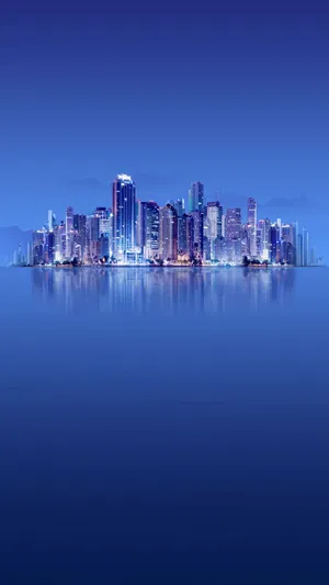 摩天大楼平静海