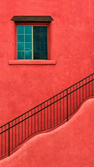 红色壁画楼梯_1