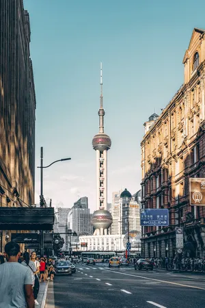 上海街景 东方明珠