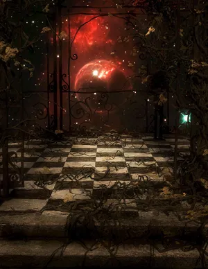 背景 夜 黑暗 红色 星星 空间 舞池