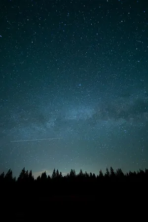 宇宙 天空 空间 黑暗 蓝色 流星_1