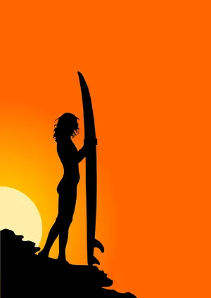 冲浪 海 波 运动 海洋 海滩 女孩