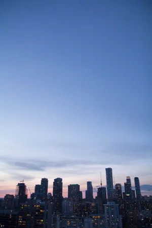 城市建筑 黄昏