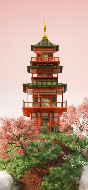 很中国风的古代阁楼建筑