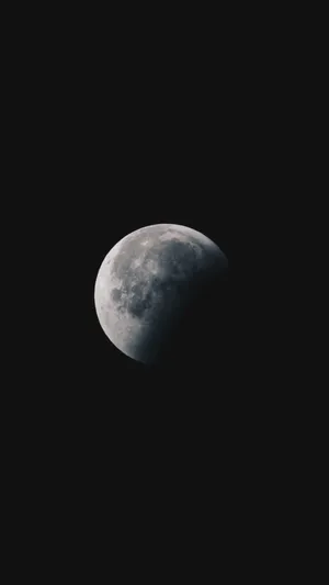 宇宙中唯美的月球