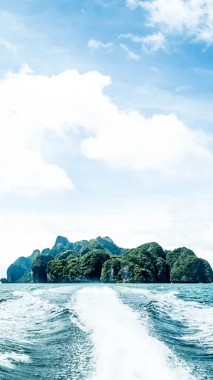 海中的小岛高清