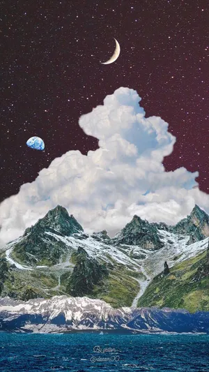 地球,月球,大山,大海的结合,让你分不清虚实_1