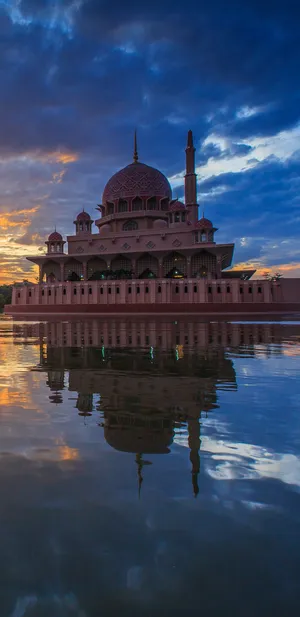 马来西亚Putra Mosque清真寺风景