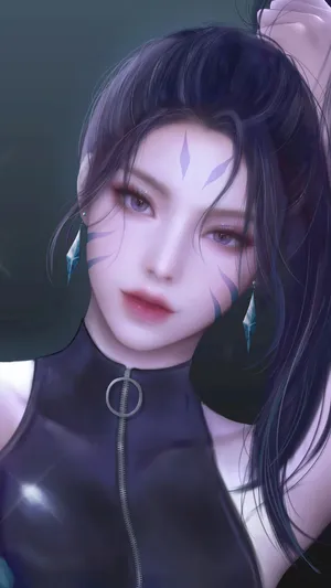 英雄联盟LOL虚空之女 KDA THE BADDEST 同人 卡莎_1