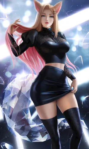 英雄联盟LOL KDA性感大长腿美女 九尾妖狐阿狸