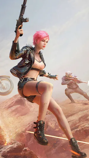绝地求生  pubg-刺激战场女角色