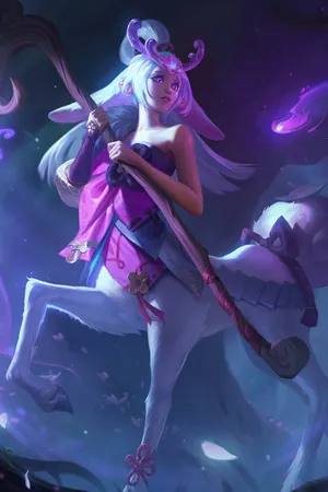 英雄联盟LOL灵魂莲华莉莉娅皮肤原画