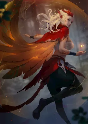 英雄联盟LOL霞唯美插画