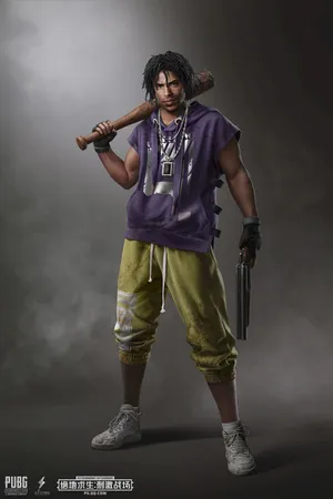 刺激战场绝地求生吃鸡和平精英PUBG黑人小哥