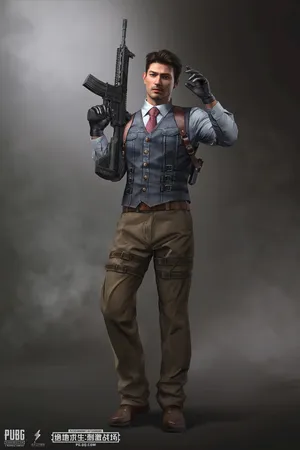刺激战场绝地求生吃鸡和平精英PUBG男角色
