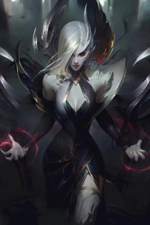 英雄联盟LOL永恒之森魔女莫甘娜皮肤原画