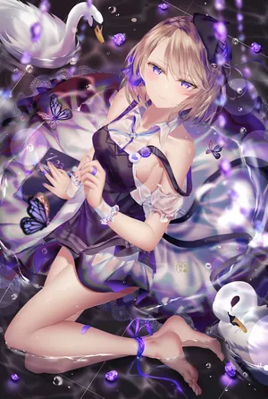 Z23碧蓝航线唯美金发少女孩