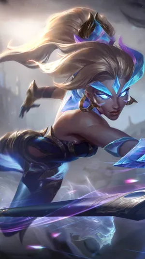 英雄联盟LOL黎明使者狂野女猎手奈德丽豹女皮肤原画