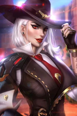 守望先锋艾什Ashe Overwatchby AyyaSAP