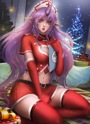 英雄联盟LOL插画众星之子索拉卡奶妈