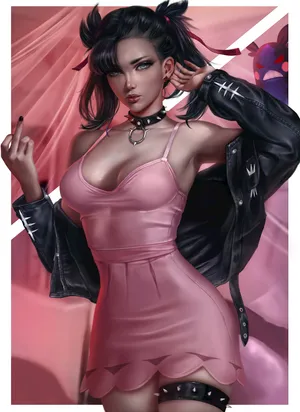 宝可梦口袋妖怪 女主成年版成熟睡衣玛俐