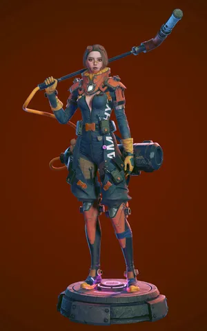 工程师 美女孩