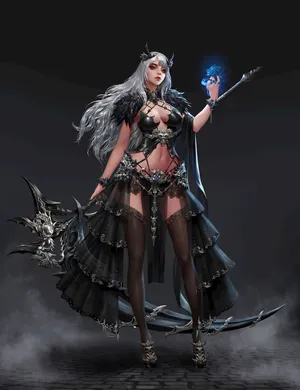 天使联盟 女角色 镰刀 法师