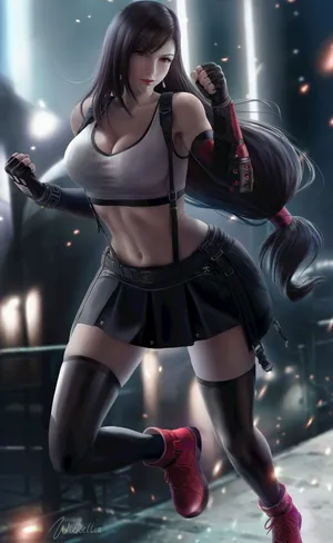 最终幻想VII蒂法 超唯美画风
