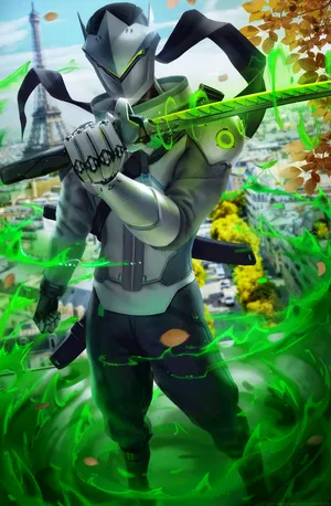 守望先锋DVA日本忍者太刀Genji V1第1张