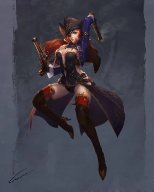 英雄联盟LOL赏金猎人 好运姐 厄运小姐