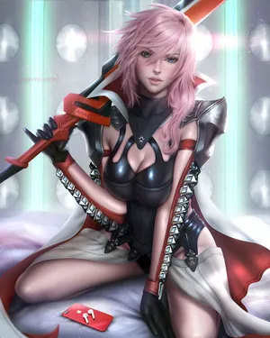 最终幻想女角色主角埃克莱尔·法隆Lightning by AyyaSAP