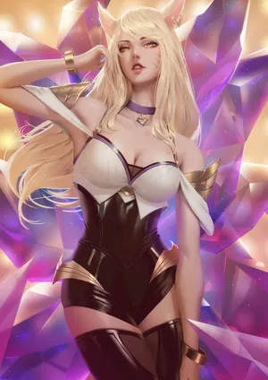 英雄联盟LOL九尾妖狐狐狸KDA_Ahri_HiRes