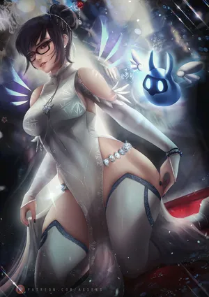 守望先锋Magical Mei 插画