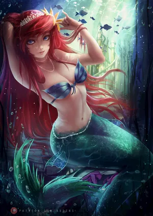 《小美人鱼》 爱丽儿Fairy Tales Little Mermaid 1
