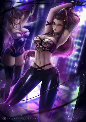 英雄联盟LOL虚空之女卡莎KDA插画