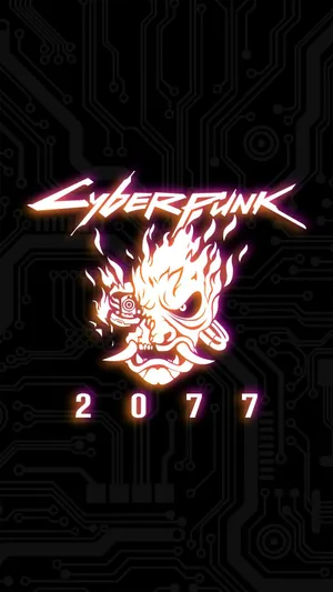 《赛博朋克2077》极简主义logo