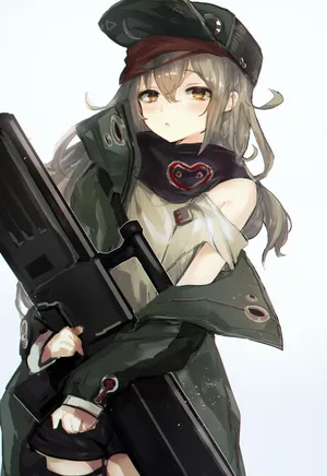少女前线重机枪清纯少女