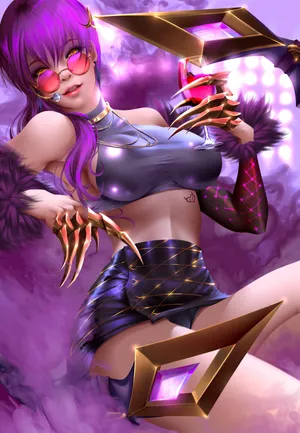 LOL英雄联盟痛苦之拥伊芙琳寡妇KDA女团皮肤10